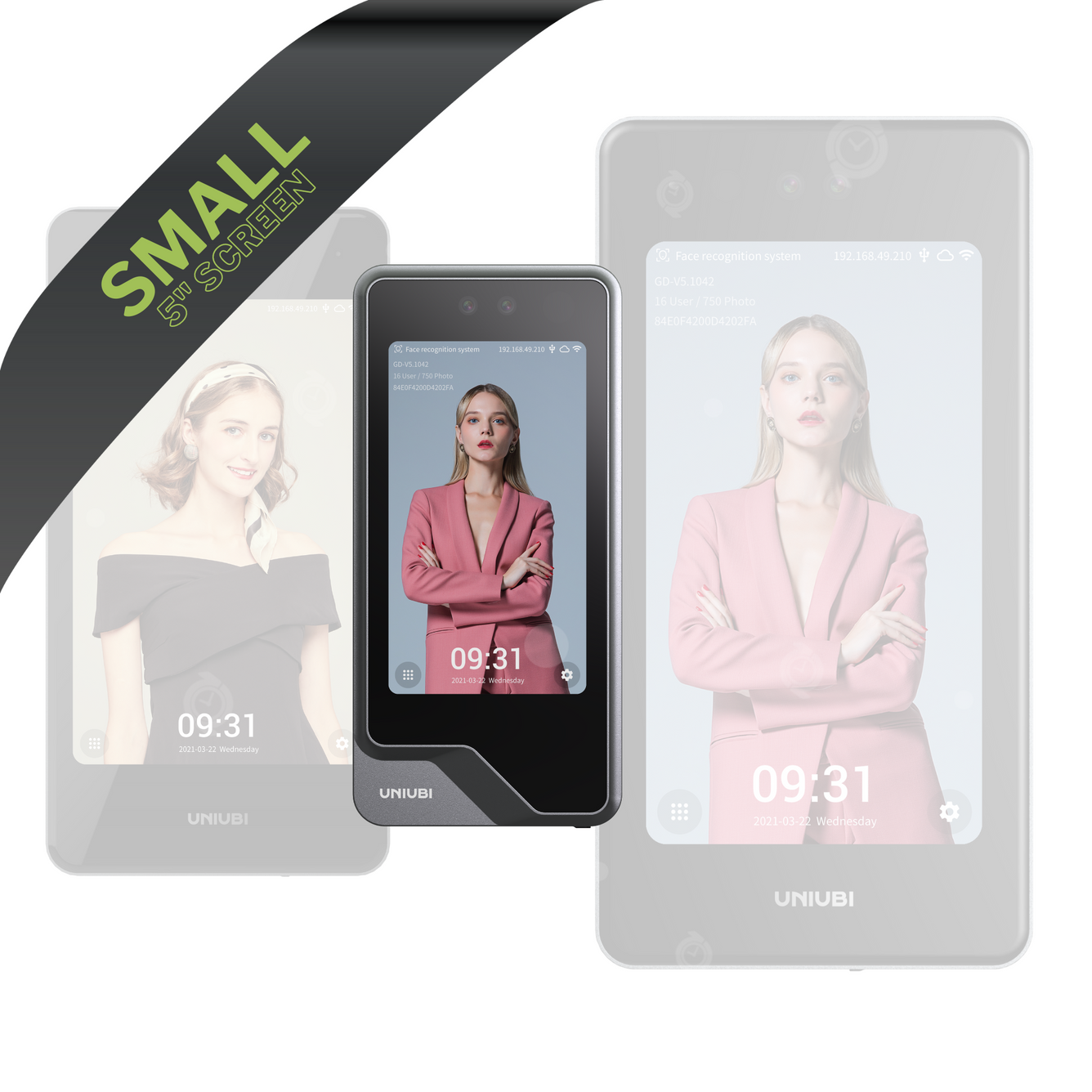 BundyPlus | Uface 5 Workforce Time Clock Package