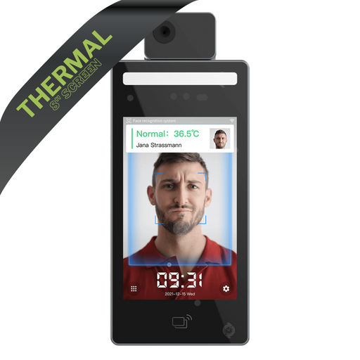 Uface 8H-Temp Face Recognition Time Clock Package